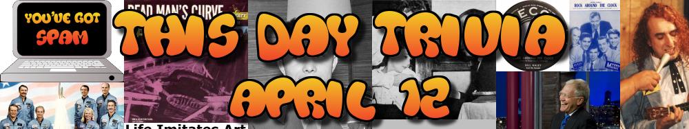 Today's Trivia and What Happened on April 12